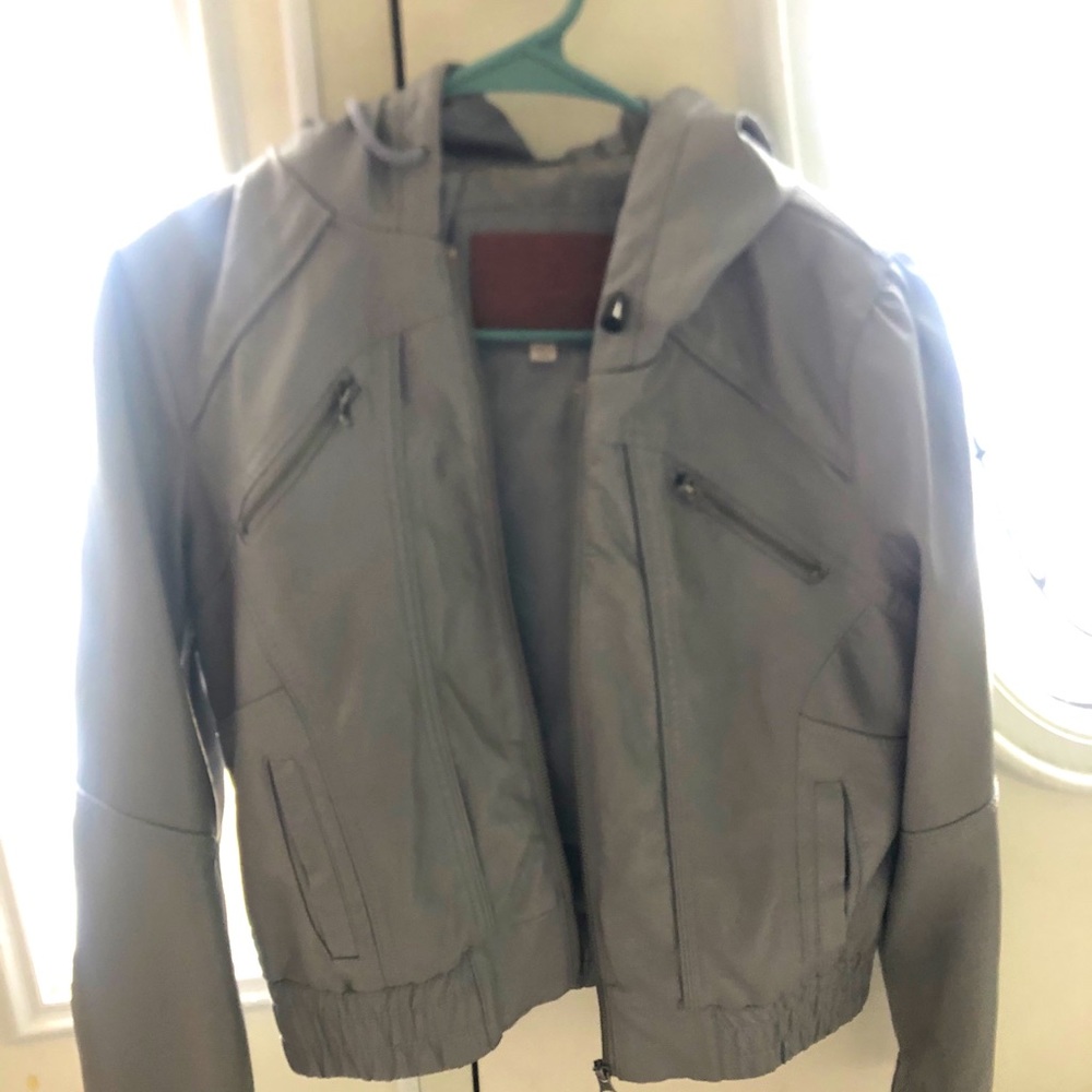 Zip up jacket with hood